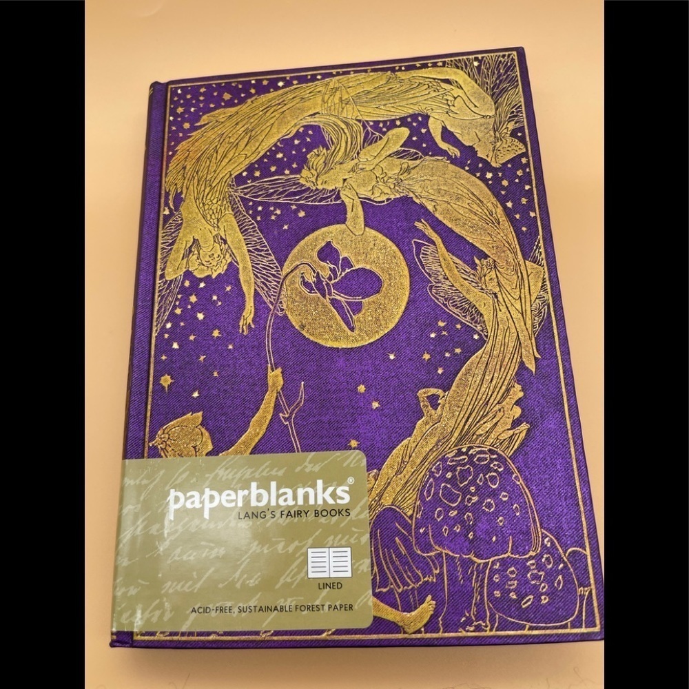 Paperblanks Violet Fairy (Lang’s Fairy Books) Hardcover Journal, Lined – Midi
